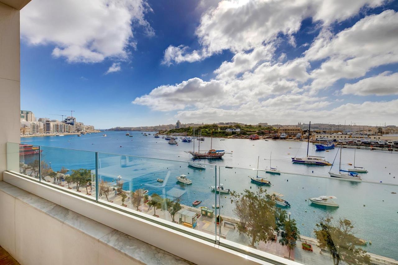 Luxe Apartment With Valletta And Harbour Views Sliema Exterior foto